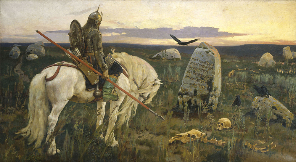 Иллюстрация: Виктор Васнецов, «Витязь на распутье», 1878