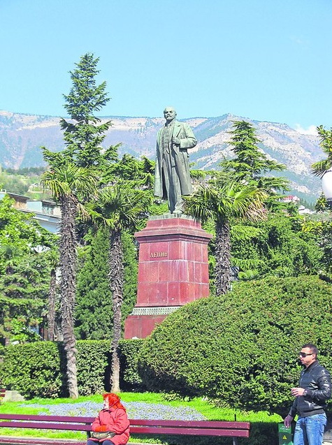 Ялтинский Ленин. С пальмами