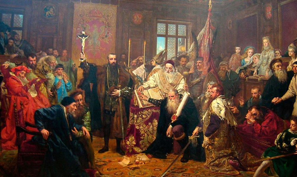 Ян Матейко, «Люблинская уния» (1869)