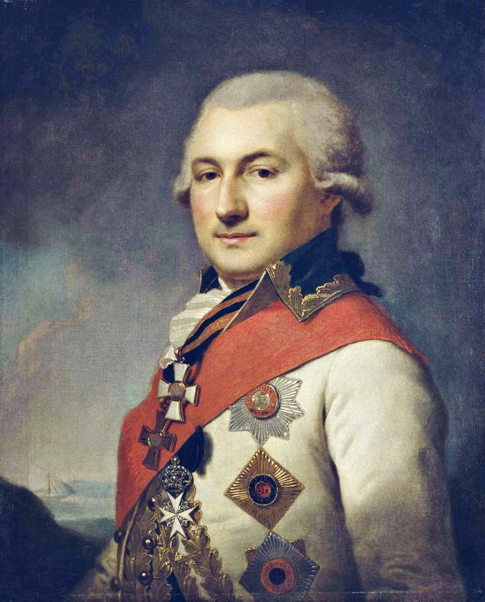 Адмирал Иосиф де Рибас. Художник И.-Б. Лампи-старший. 1796 год 